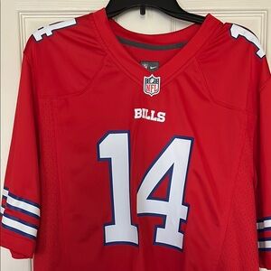 Red Nike NFL Jersey with Number 14